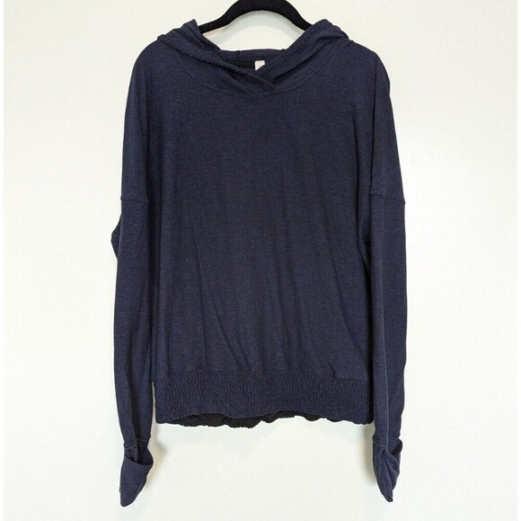 Lululemon Lead the Pack Hoodie Womens Size 10 Blue Sweater Athleisure Activewear - Picture 3 of 15
